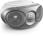 Philips AZ215S/12 sistema estéreo portátil 3 W FM Plata
