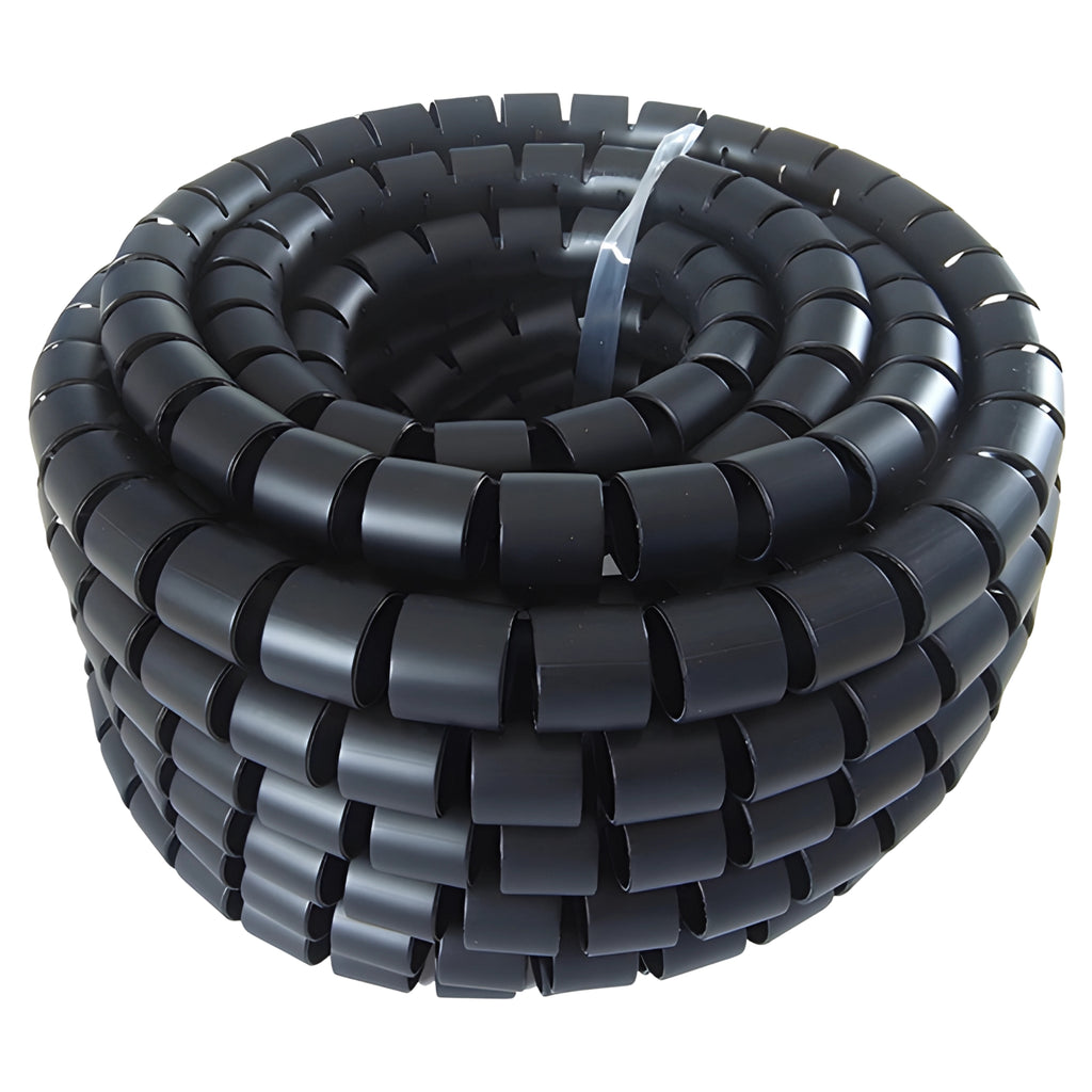 connektgear 10m espiral organizador de cables con herramienta de aplicación 20mm