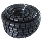 connektgear 10m espiral organizador de cables con herramienta de aplicación 20mm