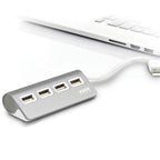 Port Designs 900120 hub interfaz USB 2.0 480 Mbit/s Gris