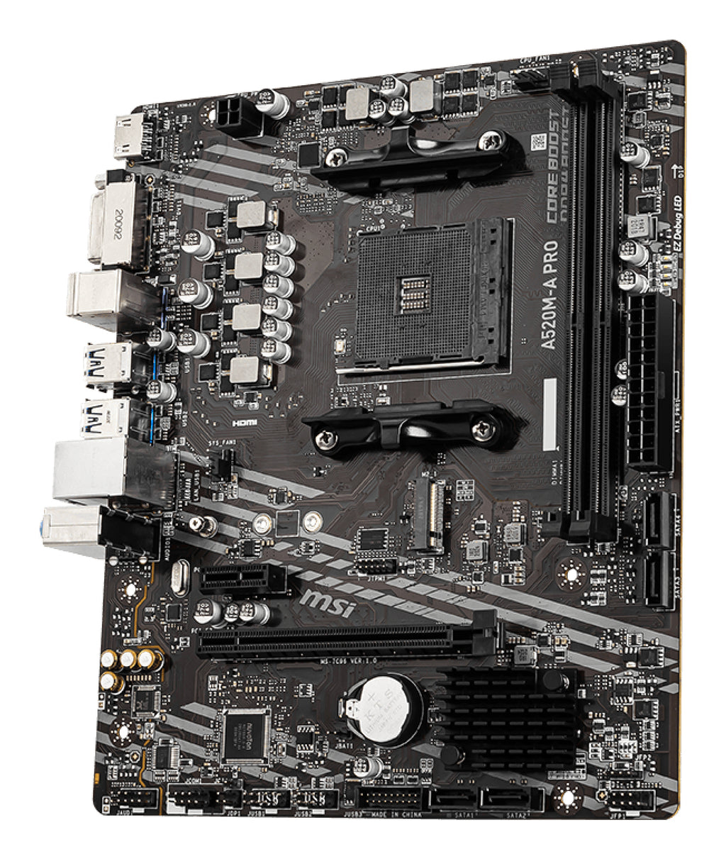 MSI A520M-A PRO placa base AMD A520 Zócalo AM4 micro ATX (4)