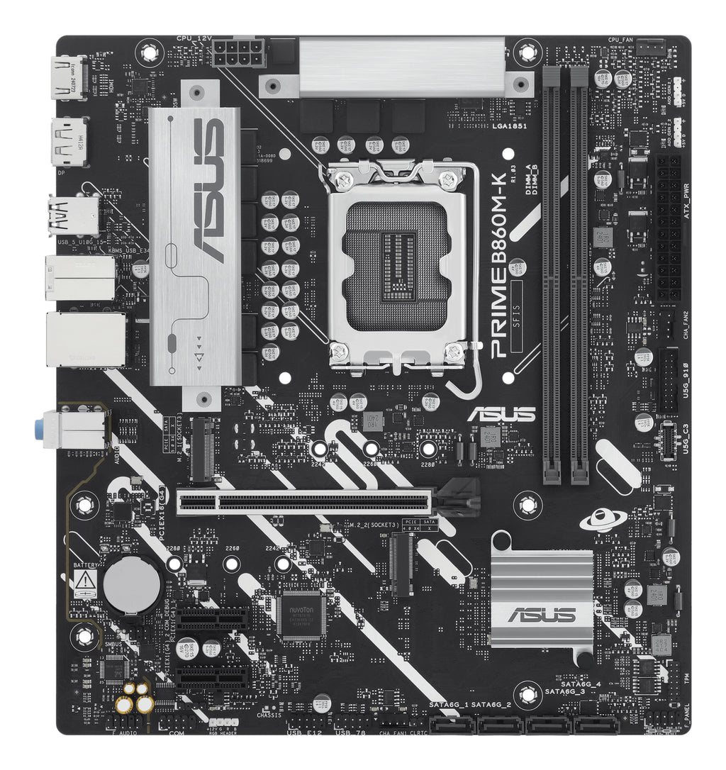 ASUS PRIME B860M-K Intel B860 LGA 1851 (Socket V1) micro ATX (2)