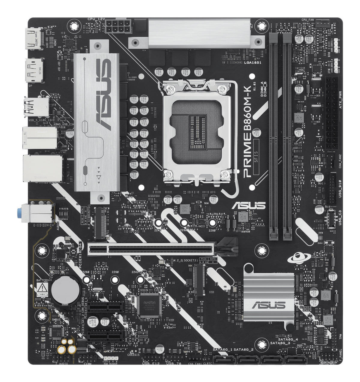 ASUS PRIME B860M-K Intel B860 LGA 1851 (Socket V1) micro ATX (2)