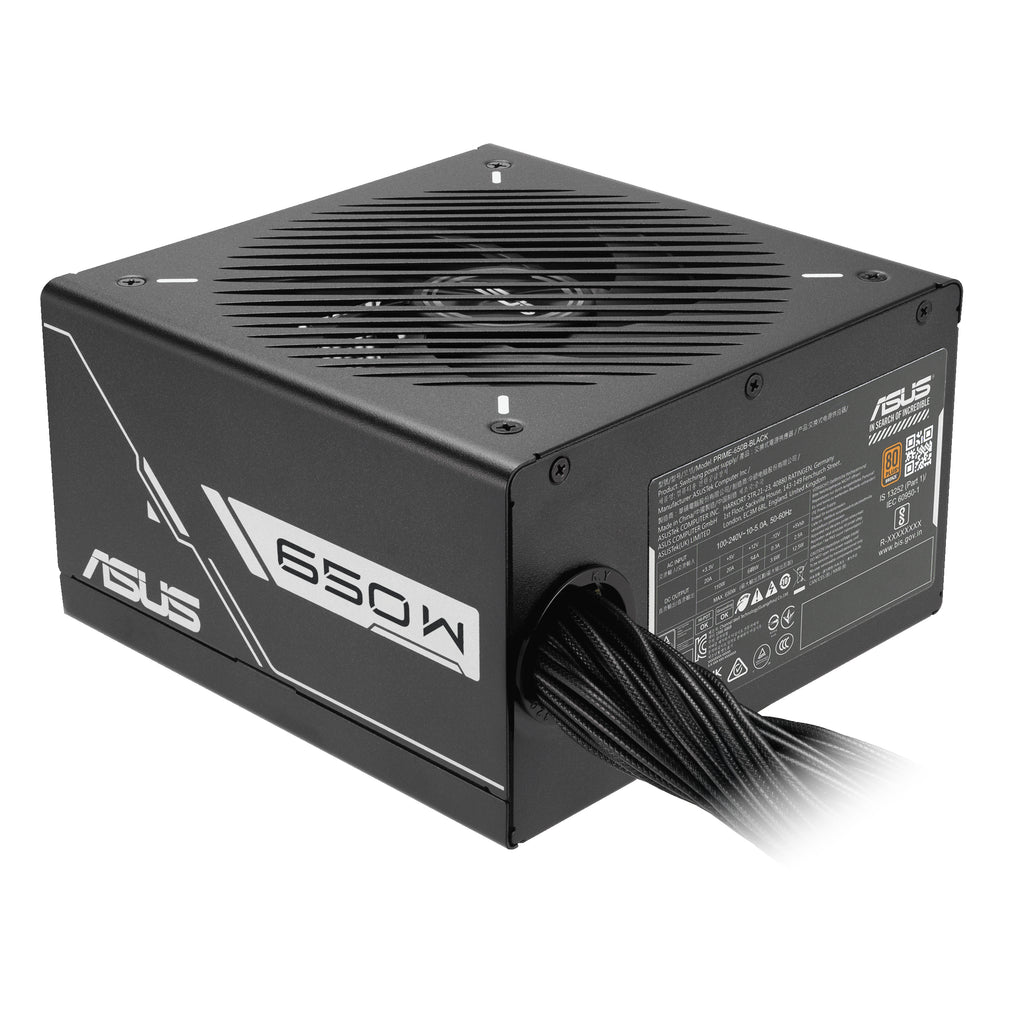 ASUS Prime -650B-BLACK unidad de fuente de alimentación 650 W 20+4 pin ATX ATX Negro (8)