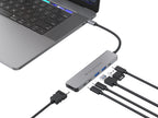 Conceptronic DONN33G base para portátil y replicador de puertos Alámbrico USB 3.2 Gen 1 (3.1 Gen 1) Type-C Plata (6)