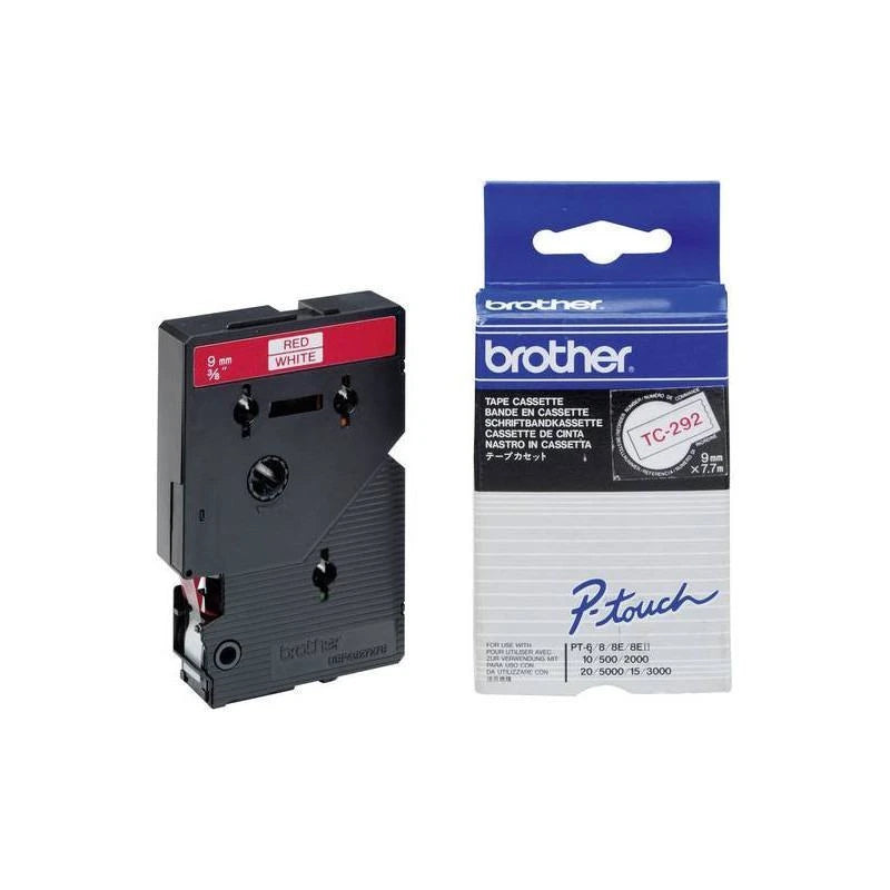 Brother TC292 Blanco rojo Rollo 1 uds cinta (3)