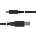 StarTech.com USB2AC15CMBR cable USB USB 2.0 0,15 m USB A USB C 0,48 Gbit/s Negro (4)