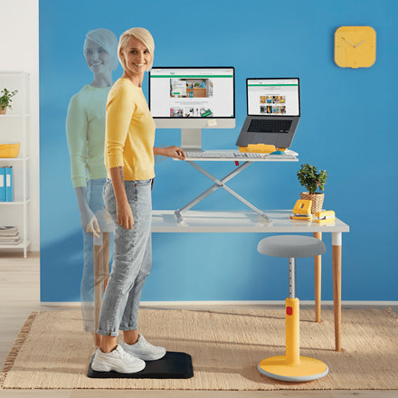 Leitz Ergo Cosy Soporte para ordenador portátil Amarillo 43,2 cm (17") (6)
