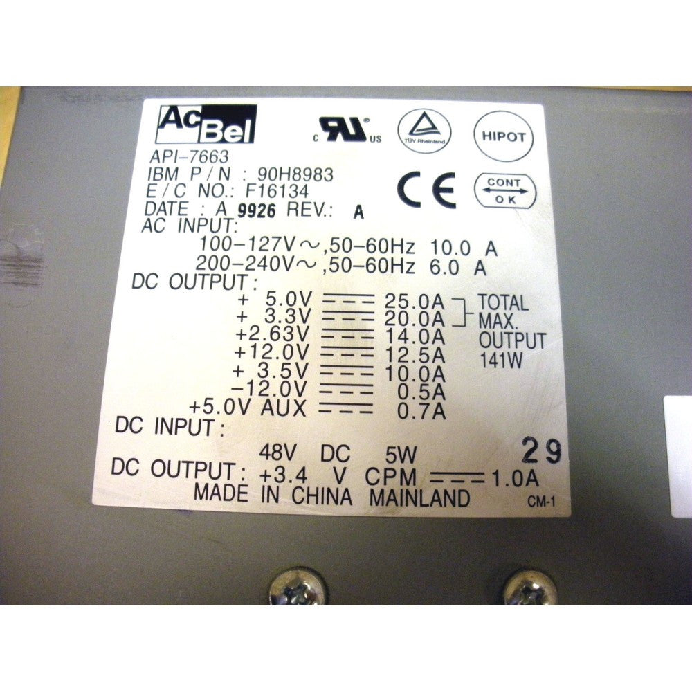 IBM FUENTE DE ALIMENTACIÓN 340W 90H8983-RFB – Reacondicionado (3)