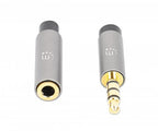 Manhattan 356046 cable de audio 3 m 3,5mm Negro, Plata (5)