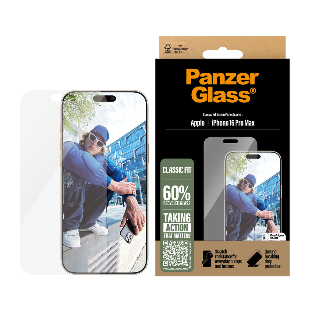 PanzerGlass ® Screen Protector iPhone 16 Pro Max (2876)