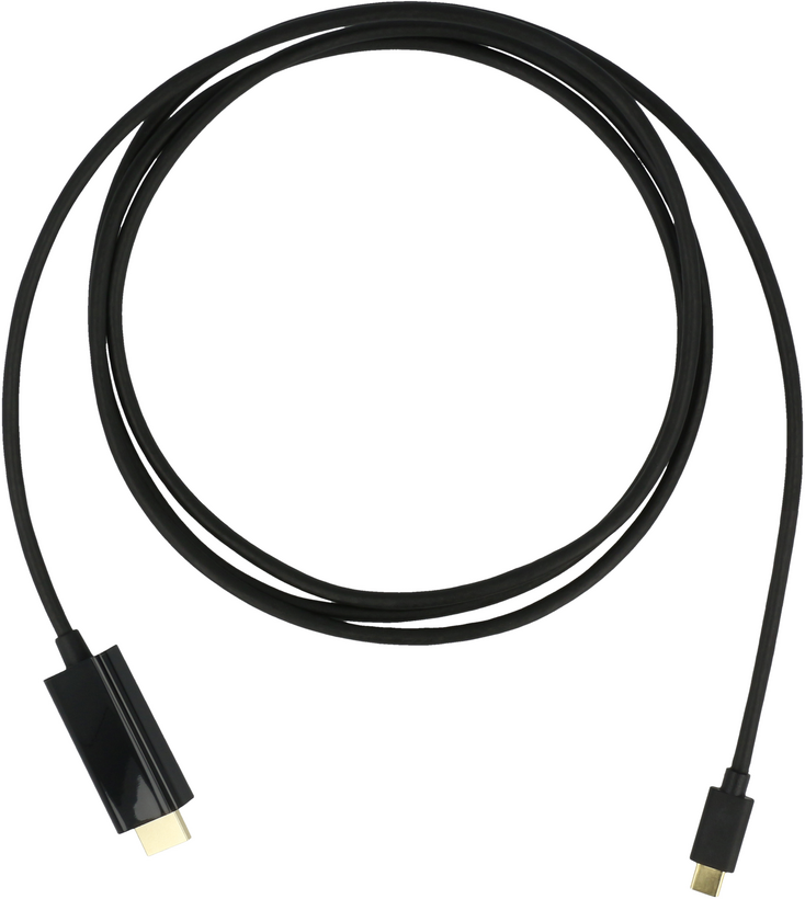 Cable USB tipo C m - HDMI m, 2 m, negro (2)