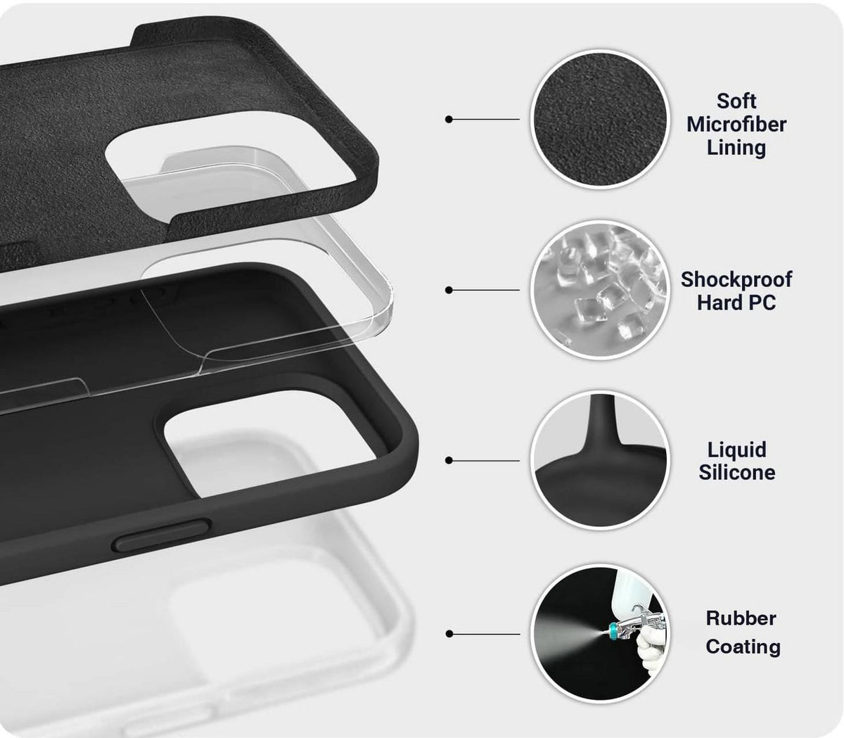 eSTUFF ES67150055-BULK funda para teléfono móvil Negro (9)