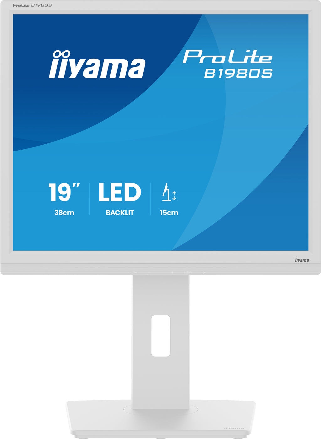 iiyama ProLite B1980S-W1 pantalla para PC 48,3 cm (19") 1280 x 1024 Pixeles SVGA LED Blanco (6)