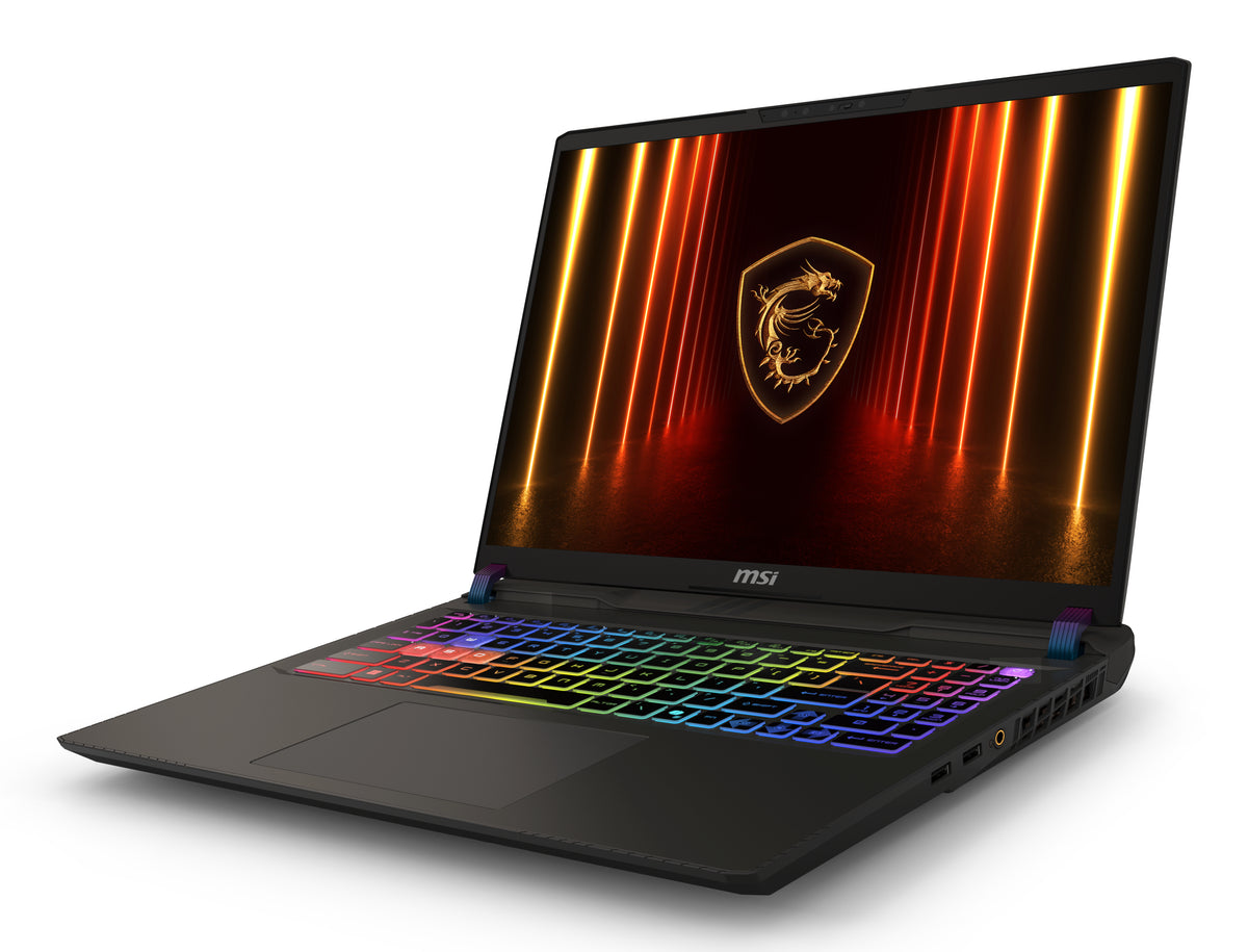 MSI Vector 16 HX AI A2XWIG-048DE Intel Core Ultra 9 275HX Portátil 40,6 cm (16") Quad HD+ 32 GB DDR5-SDRAM 1 TB SSD NVIDIA GeForce RTX 5080 Wi-Fi 6E (802.11ax) Windows 11 Home Gris (3)