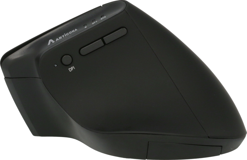 Ratón ARTICONA ergo BT + USB A/C negro (4)