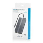 AISENS ASUC-12P017-GR base para portátil y replicador de puertos Alámbrico USB 3.2 Gen 1 (3.1 Gen 1) Type-C (7)