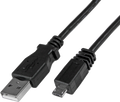 Startech UUSBHAUB1M - Negro, Cable USB, USB (M) a Micro-USB tipo B (M), USB 2.0
