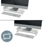 Leitz Ergo Adjustable Monitor Stand 68,6 cm (27") Escritorio Gris (6)