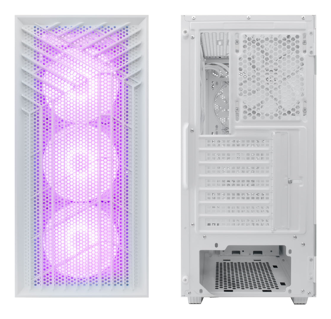 CoolBox COO-CHA-GA300W-0 carcasa de ordenador Torre Blanco (4)