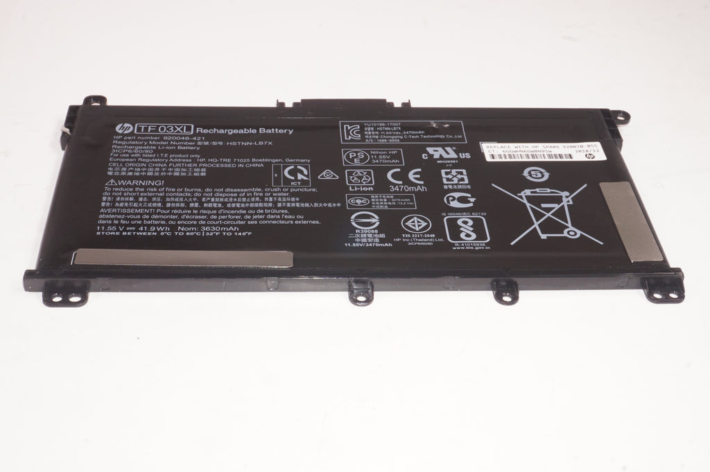 HP 41.9Wh Batería de iones de litio 920070-856