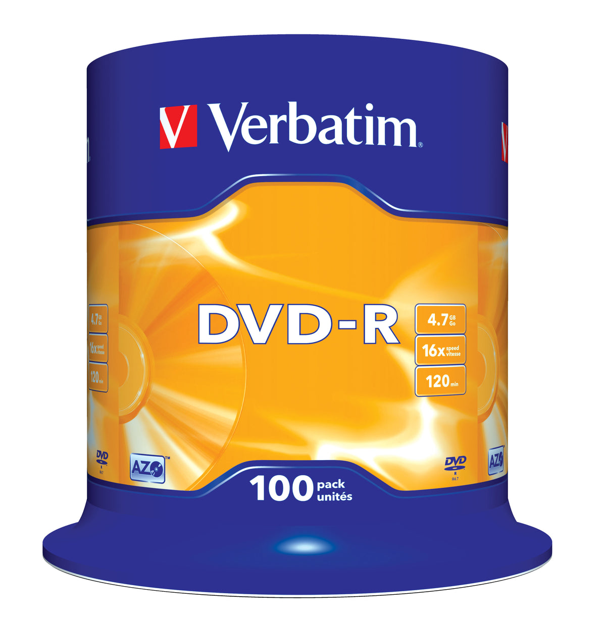 Verbatim DVD-R Matt Silver 4,7 GB 100 pieza(s) (2)