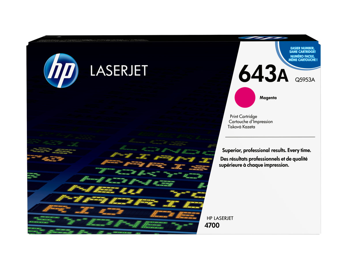 HP 643A Magenta Original LaserJet Toner Cartridge cartucho de tóner 1 pieza(s) (2)