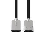 Microconnect HDMISUPERSLIM2M cable HDMI 2 m HDMI tipo A (Estándar) Negro (4)