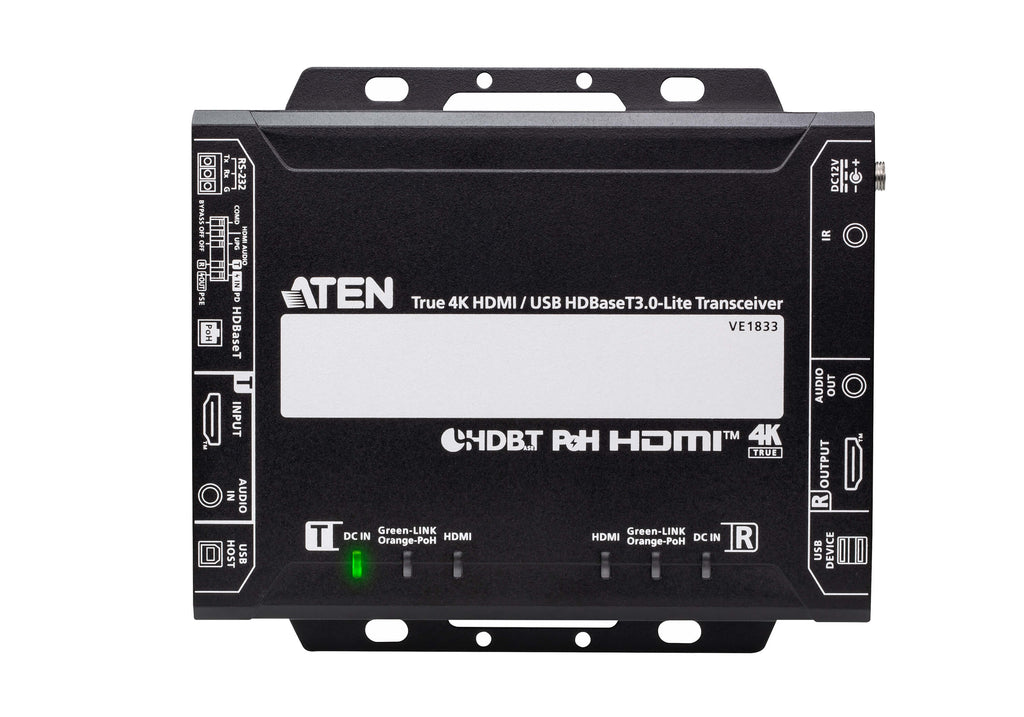 ATEN VE1833 Transmisor y receptor de señales AV Negro