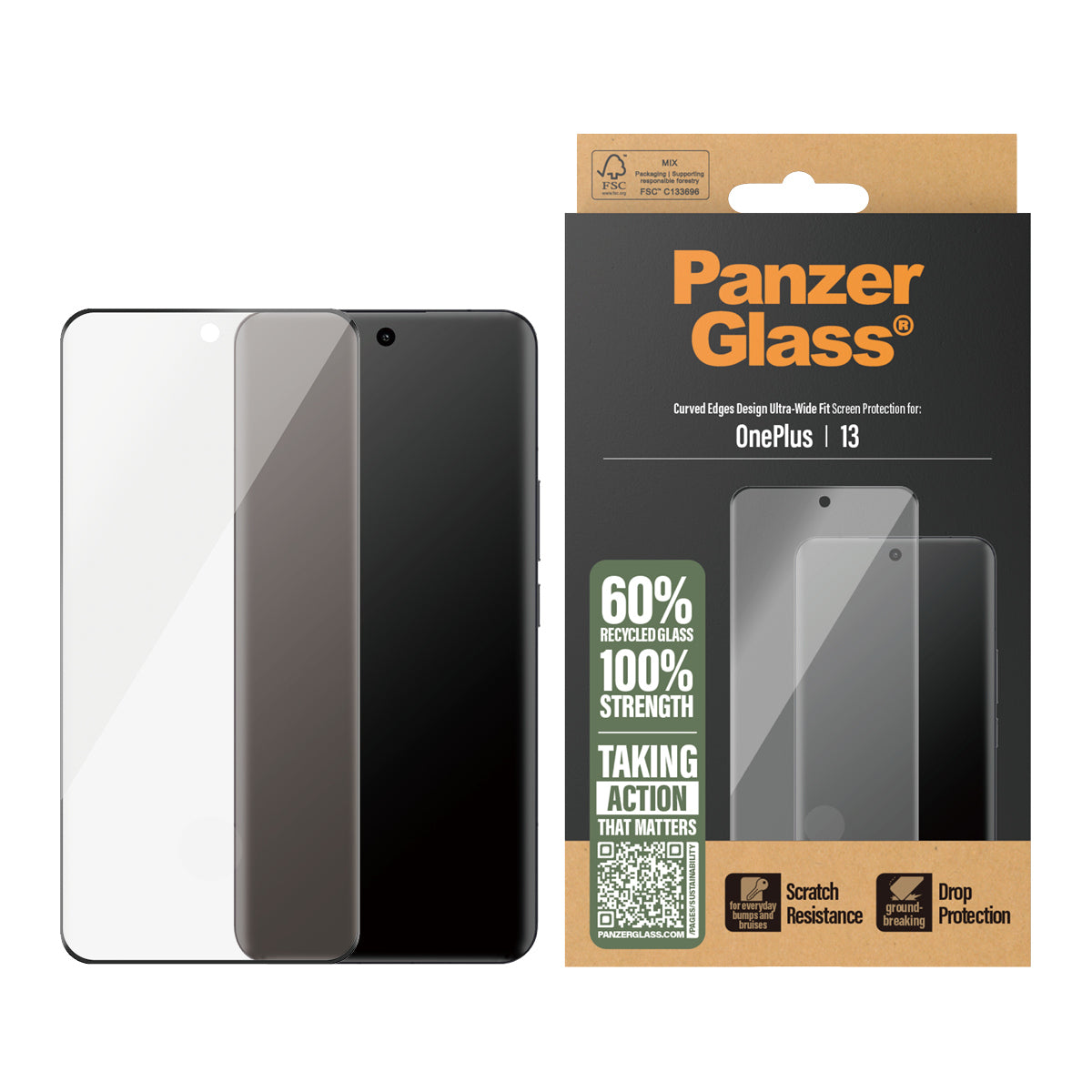 PanzerGlass ® Screen Protector OnePlus 13 | Ultra-Wide Fit Protector de pantalla 1 pieza(s) (2)