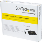 Startech HB30C4AB - Conversor de USB C a USB Convencional, Hub (3)