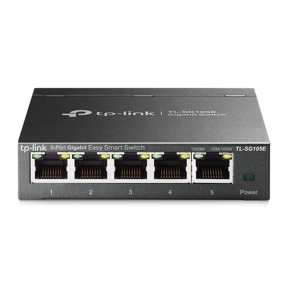 TP-Link TL-SG105E switch Gestionado L2 Gigabit Ethernet (10/100/1000) Negro (2)