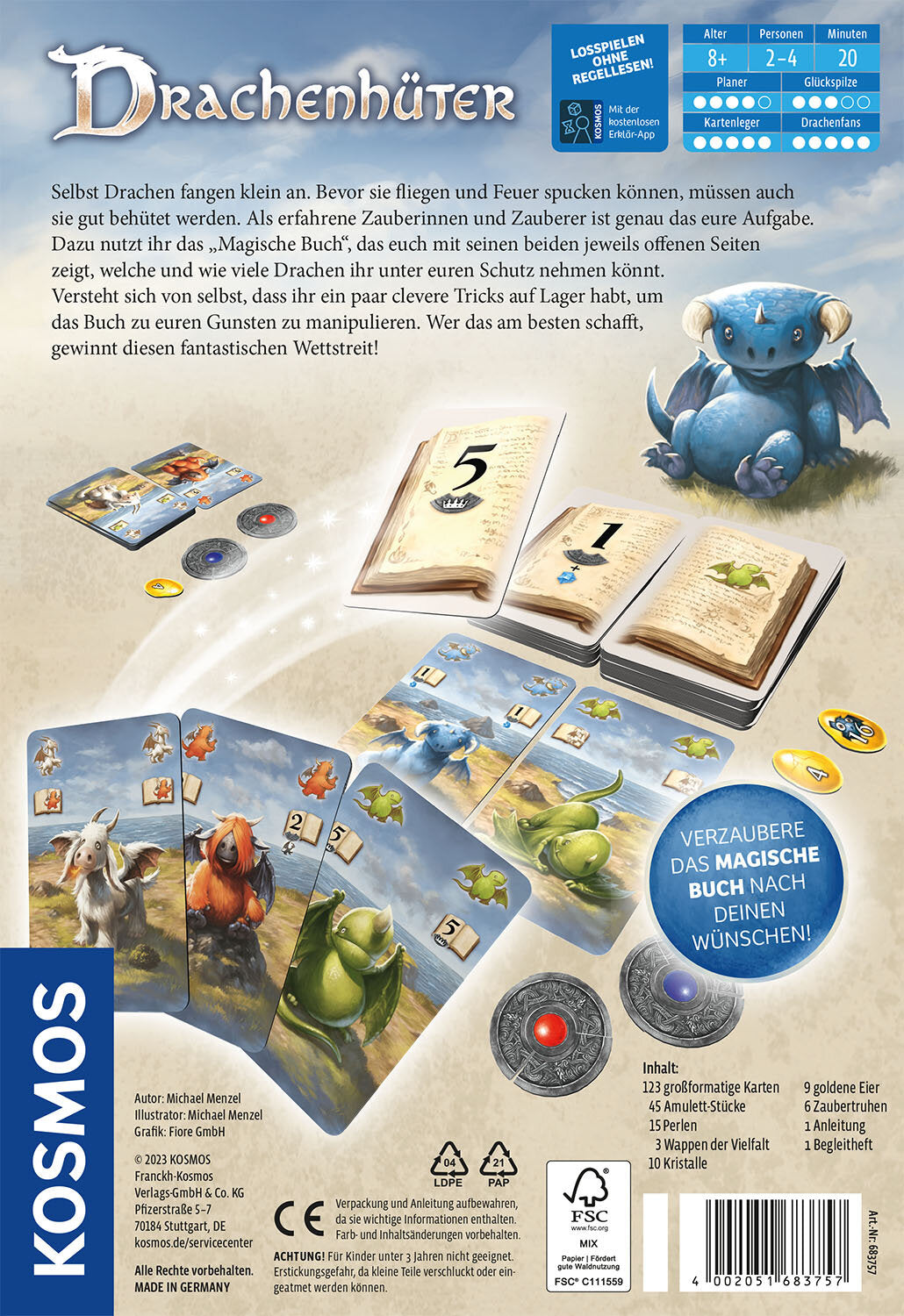Kosmos 44138956 juego de tablero 20 min Juego De Cartas Coleccionable (2)