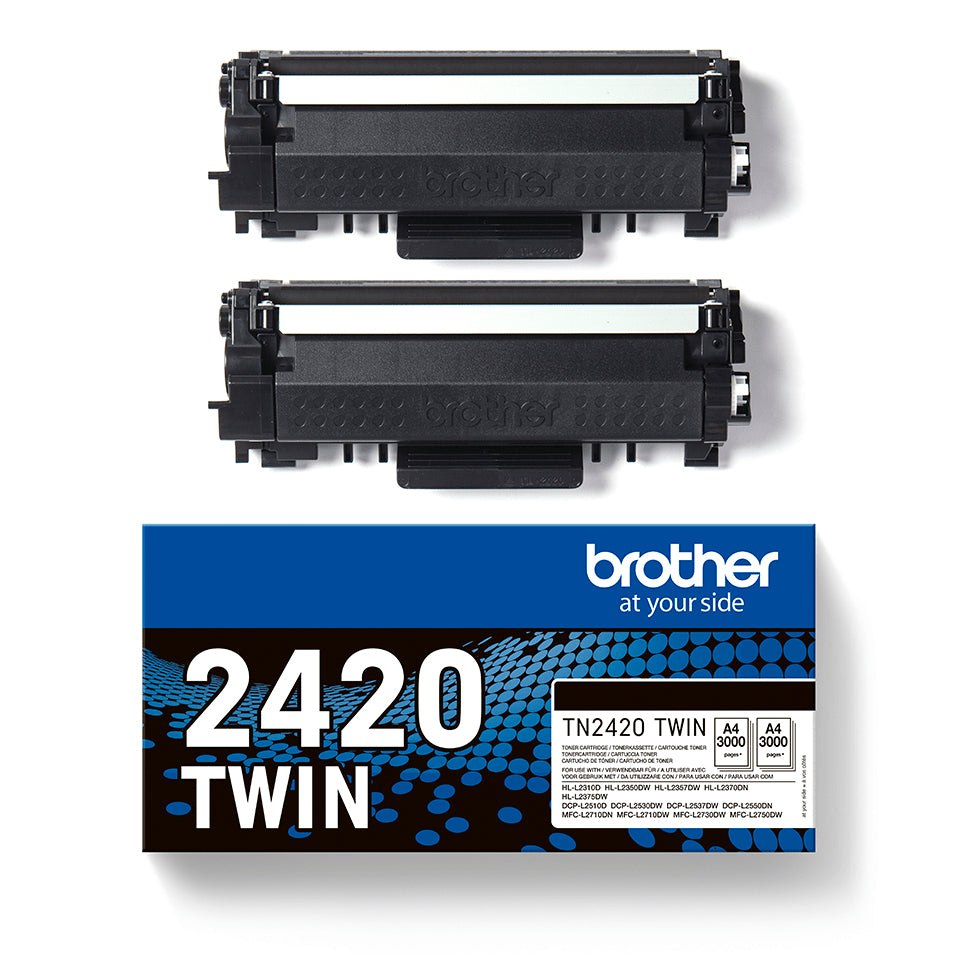 Brother TN-2420TWIN cartucho de tóner 2 pieza(s) Original (4)