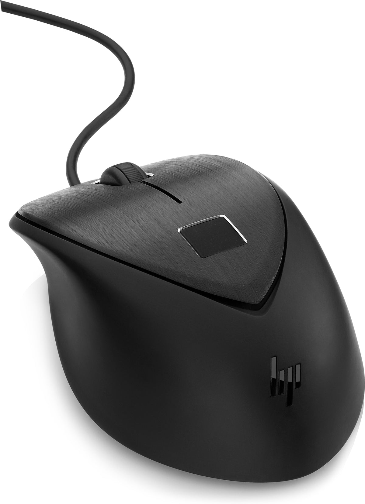 HP USB Fingerprint Mouse ratón Ambidextro USB tipo A (4)