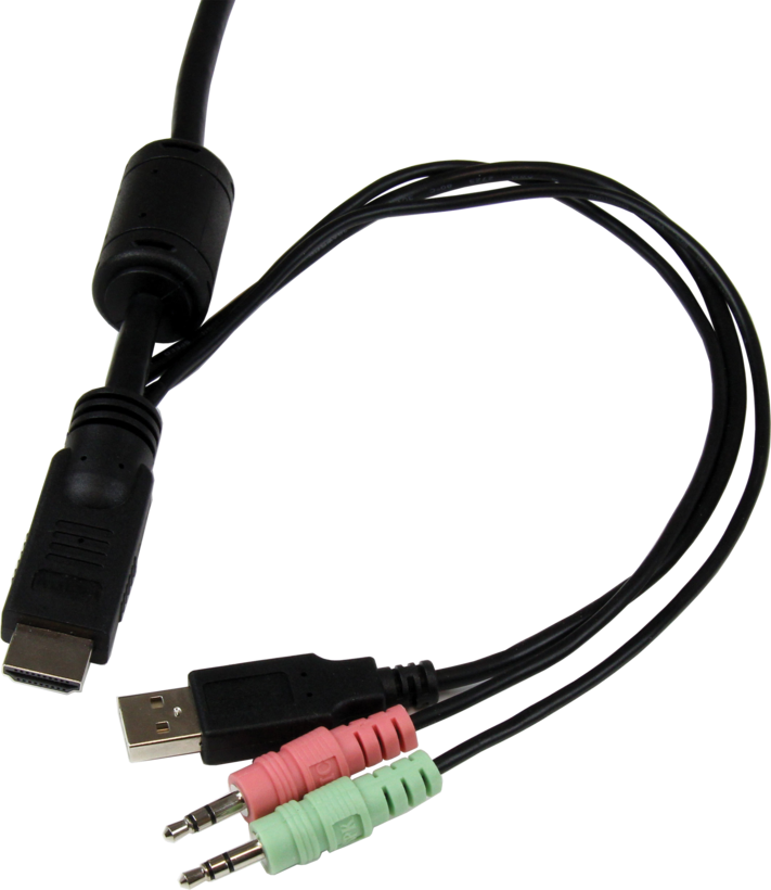 Startech SV211HDUA - 1080p, Conmutador KVM / audio, 2 x KVM / audio (5)