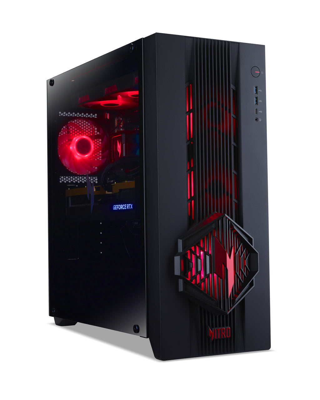 Acer NITRO 70 AMD AMD Ryzen™ 7 9800X3D 32 GB DDR5-SDRAM 1 TB SSD NVIDIA GeForce RTX 5070 Windows 11 Home Torre PC Negro (5)