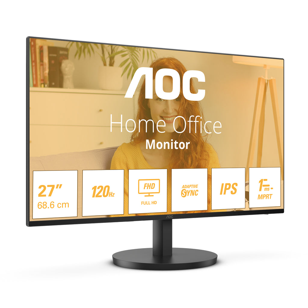 AOC B3 27B3HA2 pantalla para PC 68,6 cm (27") 1920 x 1080 Pixeles Full HD LED Negro (3)