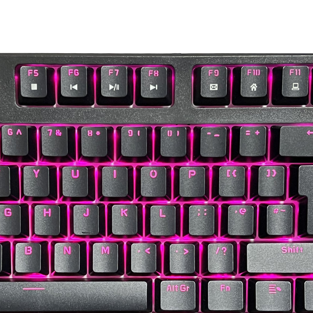 VIDA MECHA MECHANICAL RGB KEYBOARD teclado Juego USB QWERTY Inglés del Reino Unido Negro (3)