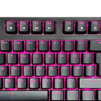 VIDA MECHA MECHANICAL RGB KEYBOARD teclado Juego USB QWERTY Inglés del Reino Unido Negro (3)