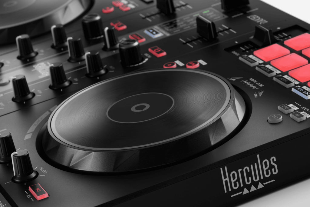 Hercules INPULSE 300 MK2 Controladora con opción de realizar scratch utilizando discos de vinilo Negro, Rojo (2)