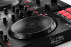 Hercules INPULSE 300 MK2 Controladora con opción de realizar scratch utilizando discos de vinilo Negro, Rojo (2)