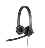 Logitech H570E Auriculares Alámbrico Diadema Oficina/Centro de llamadas USB tipo A Negro (4)