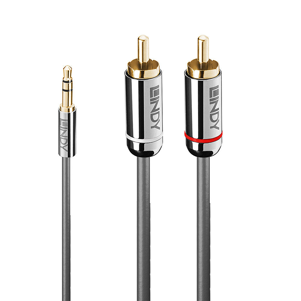 Lindy 35335 cable de audio 3 m 3,5mm 2 x RCA Antracita (2)