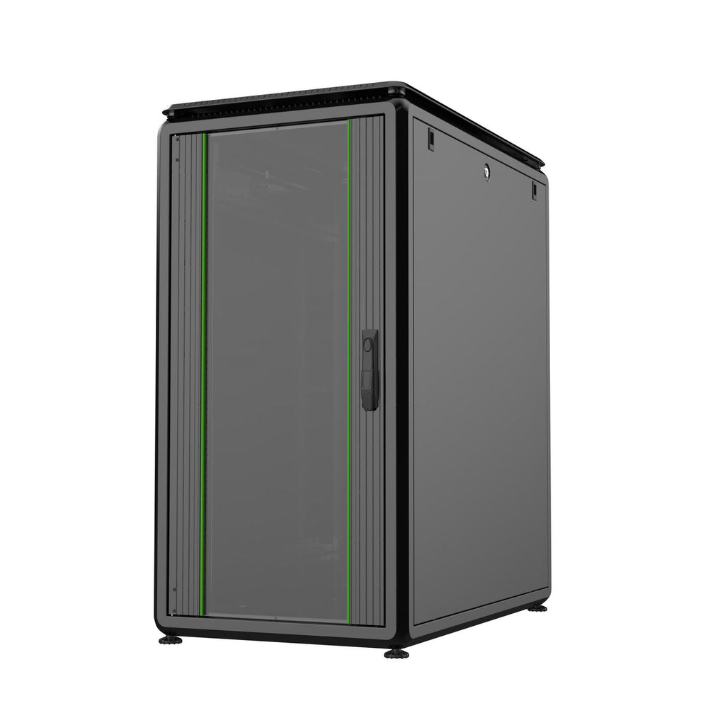 Lanview RDL22U61BL armario rack 22U Rack o bastidor independiente Negro (2)