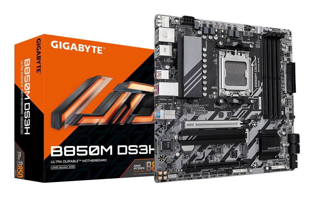 GIGABYTE B850M DS3H placa base AMD B850 Zócalo AM5 micro ATX (2)