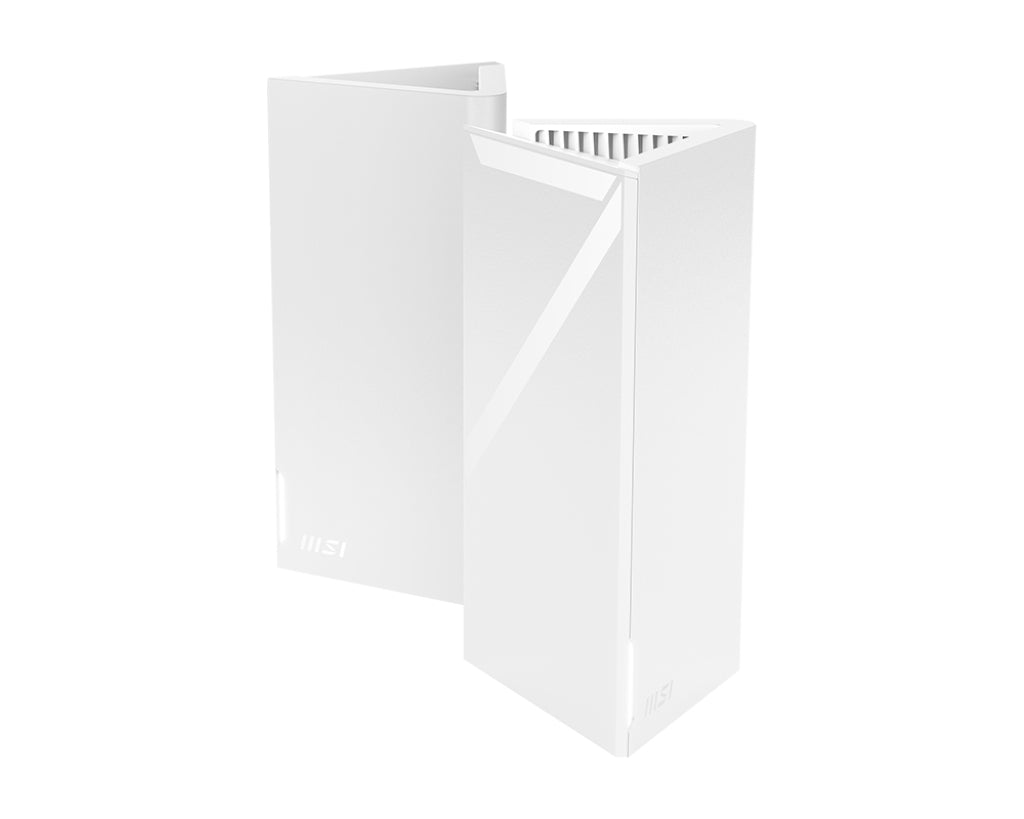 MSI Roamii BE Lite Mesh System 2-pack Doble banda (2,4 GHz / 5 GHz) Wi-Fi 7 (802.11be) Blanco 3 Interno (2)