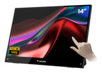 Verbatim Portable 14" FHD Touch Monitor LIGHT Monitor portátil Negro 35,6 cm (14") LCD 1920 x 1080 Pixeles (2)