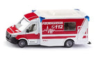 Siku Mercedes-Benz Sprinter Miesen Type C Ambulance Modelo a escala de ambulancia Previamente montado 1:50