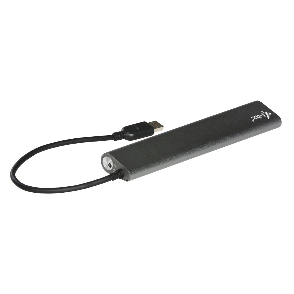 i-tec Metal U3HUB778 hub de interfaz USB 3.2 Gen 1 (3.1 Gen 1) Type-A 5000 Mbit/s Plata (3)